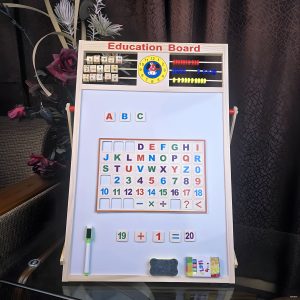 Kids Education Board Big - Double Sided Magnetic Board for 3+ Kids