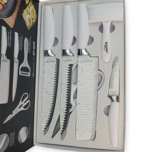 Zepter Germany Original 6pcs Knife Set (White)